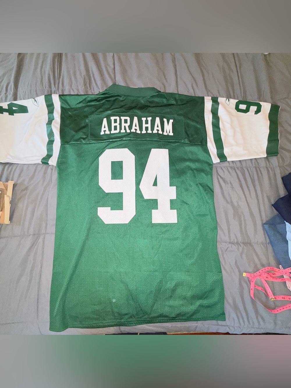 Vintage Reebok New York Jets John Abraham #94 NFL Jersey NWT Large Y2K - Picture 2 of 6